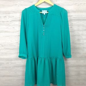SKIES ARE BLUE | Teal Tunic Dress